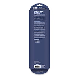 Silver Brush Bristlon Synthetic Bristle Brushes - Versatile Variety, Long Handle, Set of 4, back of pack