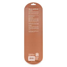 Silver Brush Bristlon Synthetic Bristle Brushes - BLICK Exclusive, Long Handle, Set of 6, back of pack