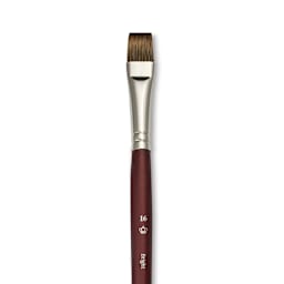 Royal & Langnickel SableTek Brush - Bright, Short Handle, Size 16