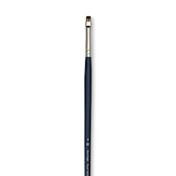 Royal & Langnickel SableTek Brush - Short Bright, Long Handle, Size 4
