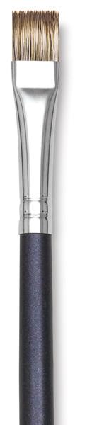 Royal Langnickel SableTek Brushes - Closeup of Long handle Short Bright brush
