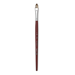 Royal & Langnickel SableTek Brush - Filbert, Short Handle, Size 8