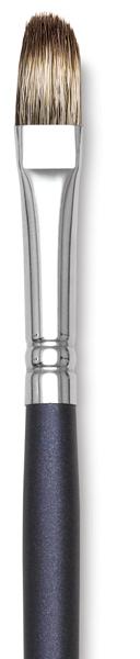 Royal Langnickel SableTek Brushes - Closeup of Long Filbert Brush
