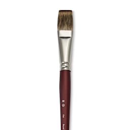Royal & Langnickel SableTek Brush - Flat, Short Handle, Size 30