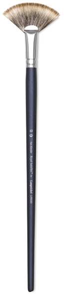 Royal Langnickel SableTek Brushes - Fan brush shown upright
