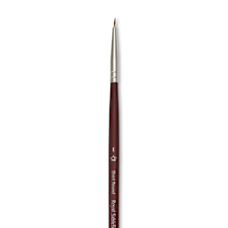 Royal & Langnickel SableTek Brush - Short Round, Short Handle, Size 1