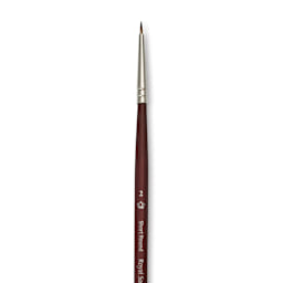 Royal & Langnickel SableTek Brush - Short Round, Short Handle, Size 2