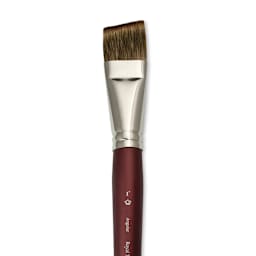 Royal & Langnickel SableTek Brush - Angular, Short Handle, 1"