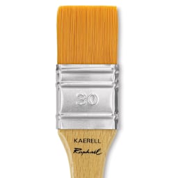 Raphael Kaerell Brush - Mixed Media Flat, Size 30, close-up