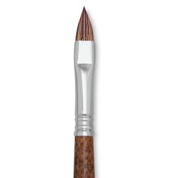 Escoda Versatil Brush - Filbert, Size 10, Long Handle close up
