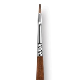 Escoda Versatil Brush - Bright, Size 1, Long Handle close up