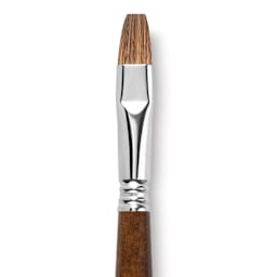Escoda Versatil Brush - Bright, Size 14, Long Handle close up