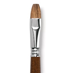 Escoda Versatil Brush - Bright, Size 16, Long Handle close up