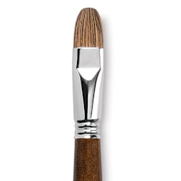Escoda Versatil Brush - Bright, Size 18, Long Handle close up