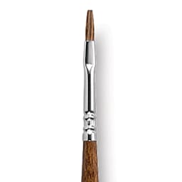 Escoda Versatil Brush - Flat, Size 2, Long Handle close up