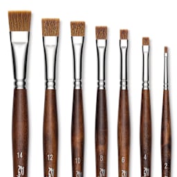 Raphael Fresco Red Sable Brushes