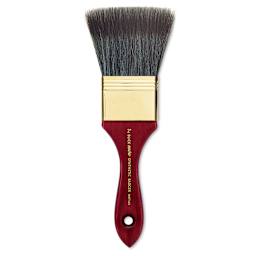 Blick Master Synthetic Badger Brushes - Single Mottler Brush upright