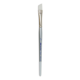 Silverwhite Soft Synthetic Brush - Single Angular Brush upright