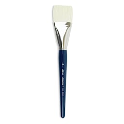 Silver Brush Bristlon Stiff White Synthetic Brush - Bright, Size 20, Short Handle