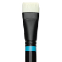 Princeton Series 6500 Aspen Synthetic Brush - Size 14, Short Bright, Long Handle, close-up