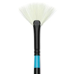 Princeton Series 6500 Aspen Synthetic Brush - Size 2, Short Fan, Long Handle, close-up