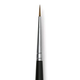 Da Vinci Ussuri Red Sable Series 36 Watercolor Brush - Round, Size 0 close up