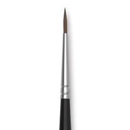 Da Vinci Ussuri Red Sable Series 36 Watercolor Brush - Round, Size 2 close up