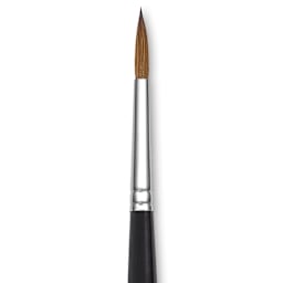 Da Vinci Ussuri Red Sable Series 36 Watercolor Brush - Round, Size 6 close up