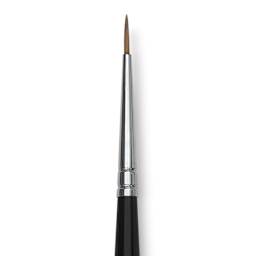 Da Vinci Ussuri Red Sable Series 36 Watercolor Brush - Round, Size 3/0 close up