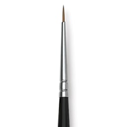 Da Vinci Ussuri Red Sable Series 36 Watercolor Brush - Round, Size 4/0 close up