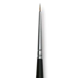 Da Vinci Ussuri Red Sable Series 36 Watercolor Brush - Round, Size 5/0 close up