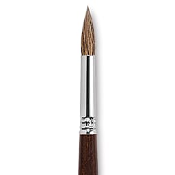 Escoda Versatil Brush - Pointed Round, Size 14, Short Handle close up