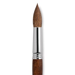Escoda Versatil Brush - Pointed Round, Size 20, Short Handle close up