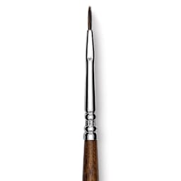 Escoda Versatil Brush - Filbert, Size 0, Short Handle close up