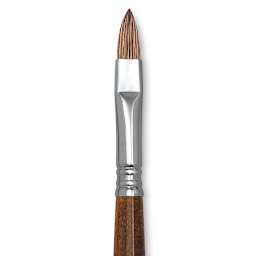 Escoda Versatil Brush - Filbert, Size 10, Short Handle close up