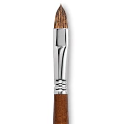 Escoda Versatil Brush - Filbert, Size 12, Short Handle close up