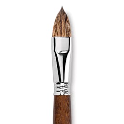 Escoda Versatil Brush - Filbert, Size 18, Short Handle close up