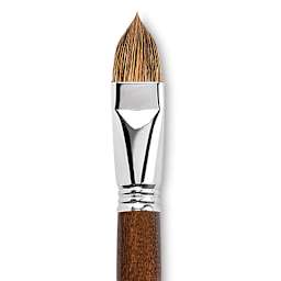 Escoda Versatil Brush - Filbert, Size 22, Short Handle close up