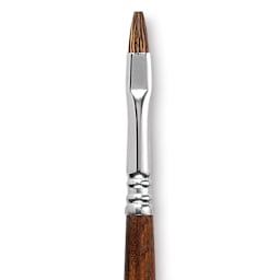 Escoda Versatil Brush - Bright, Size 6, Short Handle close up