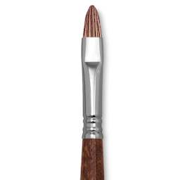 Escoda Versatil Brush - Bright, Size 10, Short Handle close up