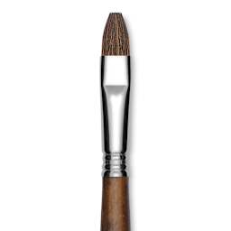 Escoda Versatil Brush - Bright, Size 14, Short Handle close up