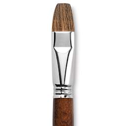 Escoda Versatil Brush - Bright, Size 20, Short Handle close up
