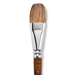 Escoda Versatil Brush - Flat Wash, Size 1", Short Handle close up