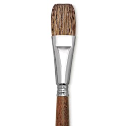 Escoda Versatil Brush - Flat Wash, Size 3/4", Short Handled close up