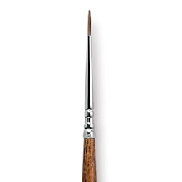 Escoda Versatil Brush - Pointed Round, Size 2/0, Short Handle close up