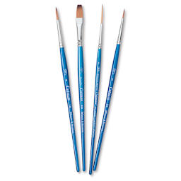 Winsor & Newton Cotman Watercolor Brush Set - Set A, Set of 4, Short Handle