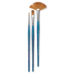 Winsor & Newton Cotman Watercolor Brush Set - Set 3, Set of 3, Short Handle