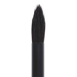 Silver Brush Black Velvet Voyage Brush - Travel Round, Size 12, close-up
