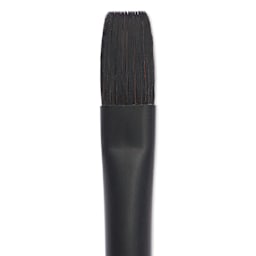Silver Brush Black Velvet Voyage Brush - Travel Flat, 1/4", close-up