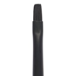 Silver Brush Black Velvet Voyage Brush - Travel Flat, 1/8", close-up
